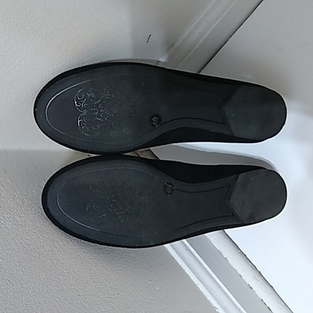 Reba Black Rhinestone Flats - Picture 5 of 5